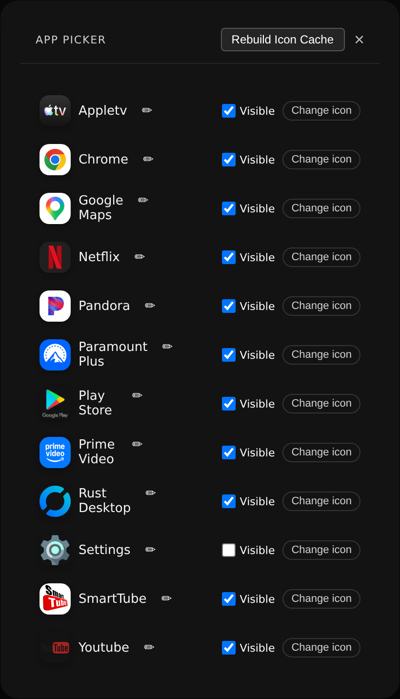 App Picker