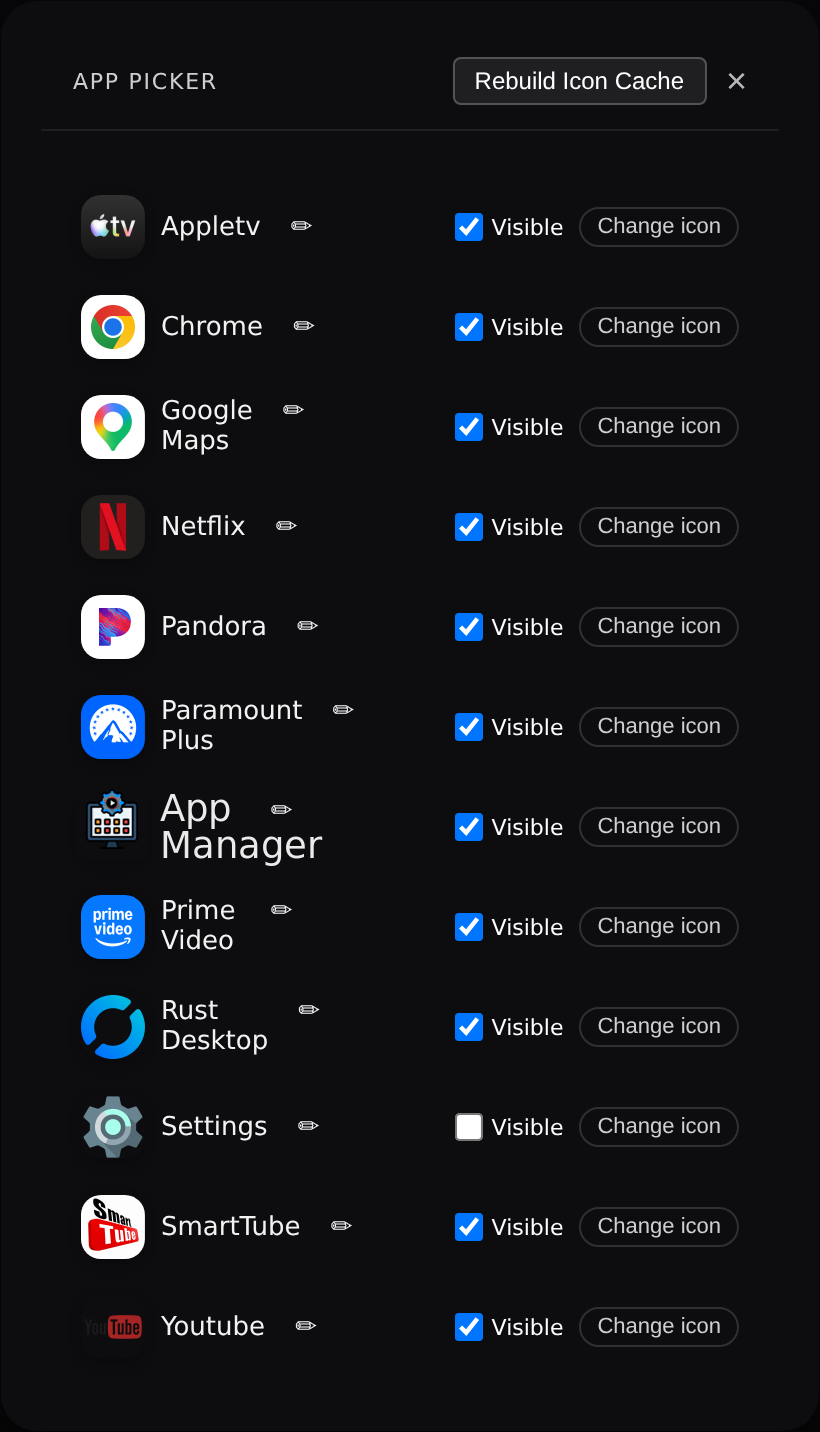 App Picker